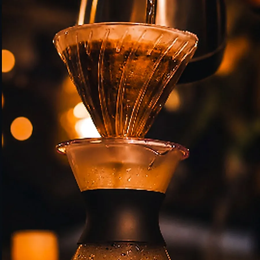 Café coado na hora no Tem Café