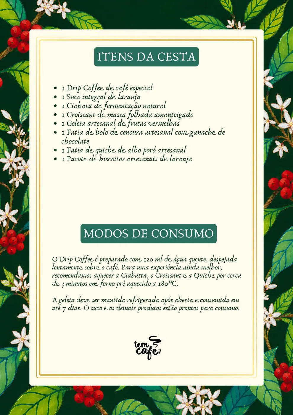 Cesta Tem Café Clássica, foto 3
